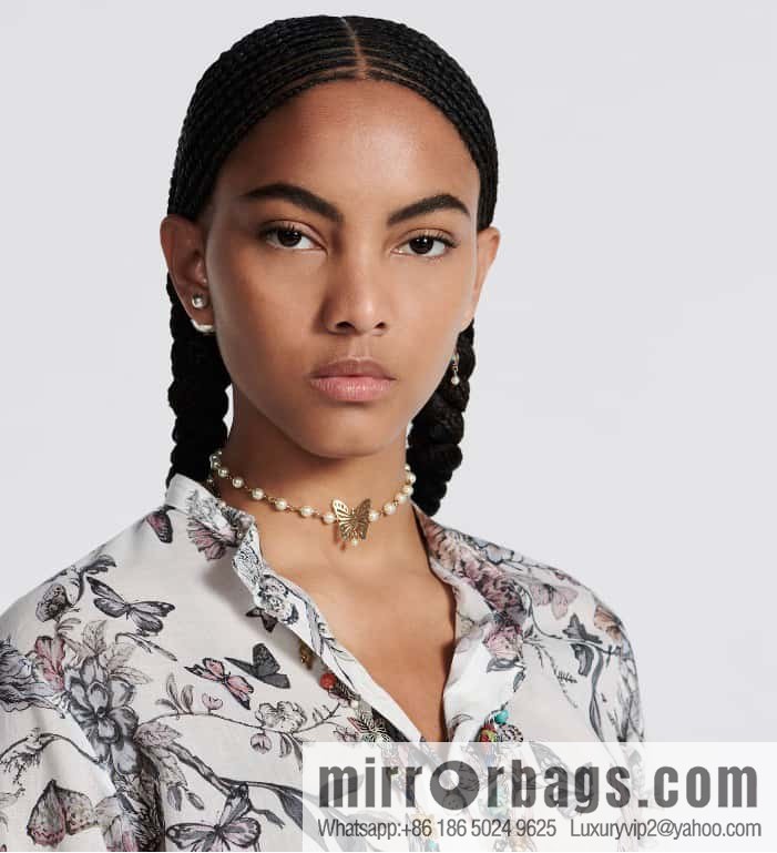 New ☑️ DIOR DIOR MÉTAMORPHOSE butterfly necklace