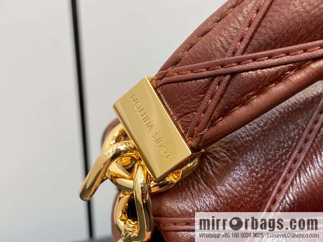 [Boutique‑grade] M22890 full leather rhombus chain bag series GO-14 Teist medium handbag M22891