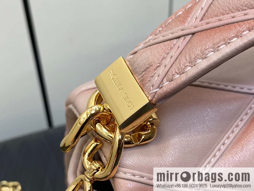 [Boutique‑grade] M22890 full leather rhombus chain bag series GO-14 Teist medium handbag M22891