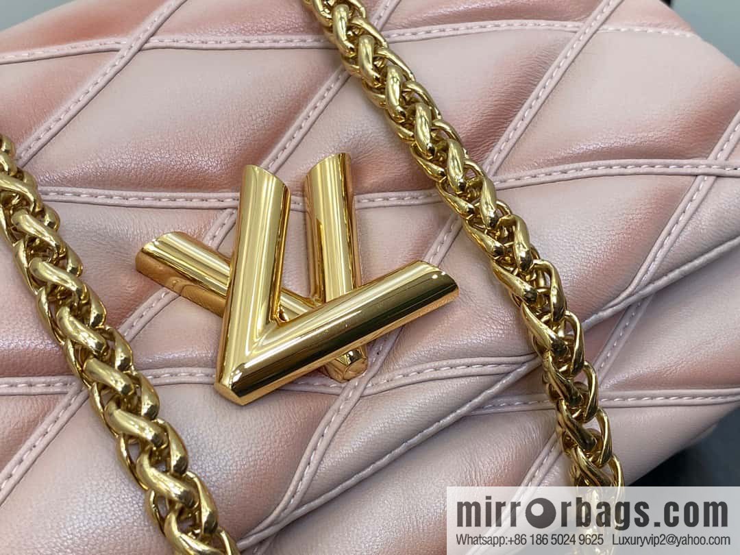 [Boutique‑grade] M22890 full leather rhombus chain bag series GO-14 Teist medium handbag M22891
