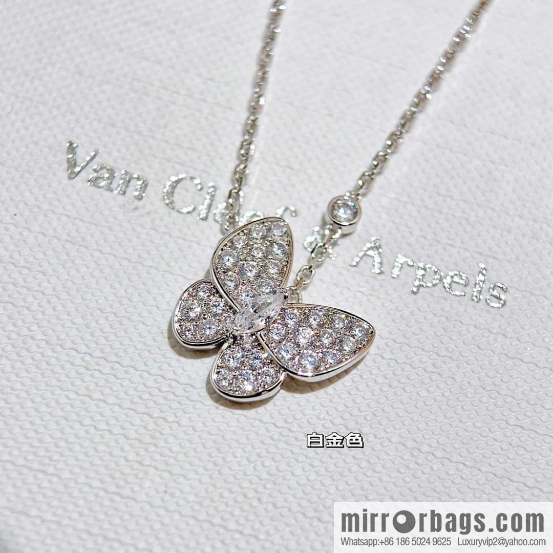 ❗️Classic ❗️ ☀️ Original ☀️ Van Cleef & Arpels Full Diamond Butterfly Necklace ☀️