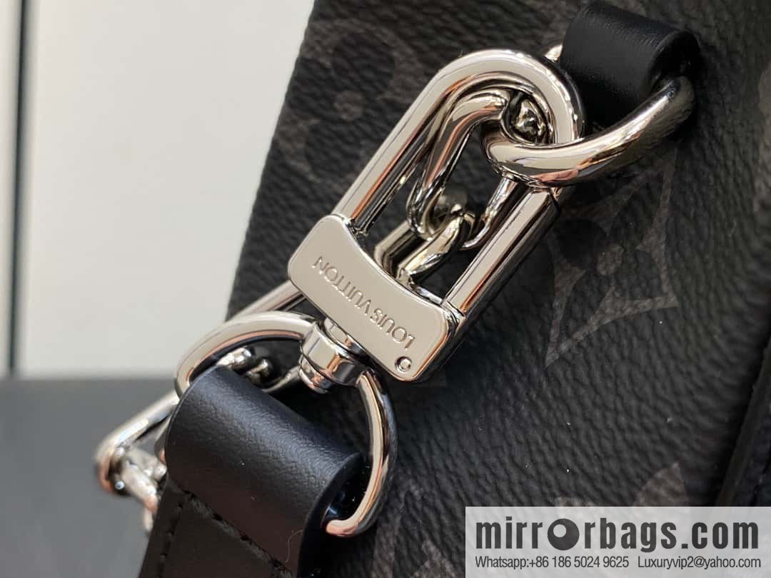 [Boutique‑grade] M82774 black flower, men's bag mini schoolbag series, new NANO STEAMER handbag in autumn and winter