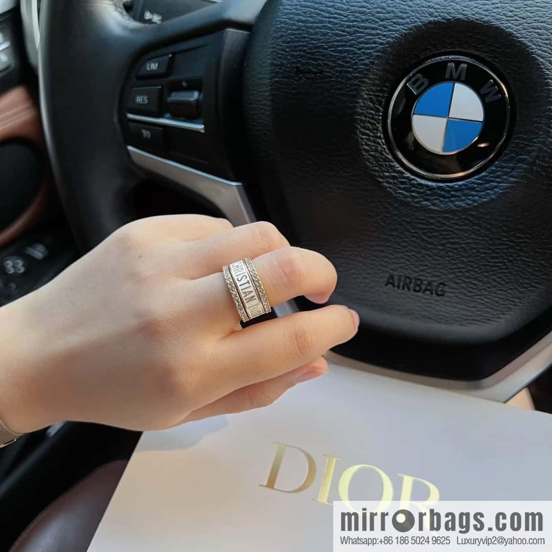 New Dior alphabet ring set
