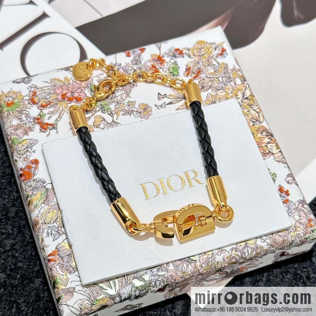 ❗️New ❗️ Dior Gold CD LOCK Bracelet Hand Rope