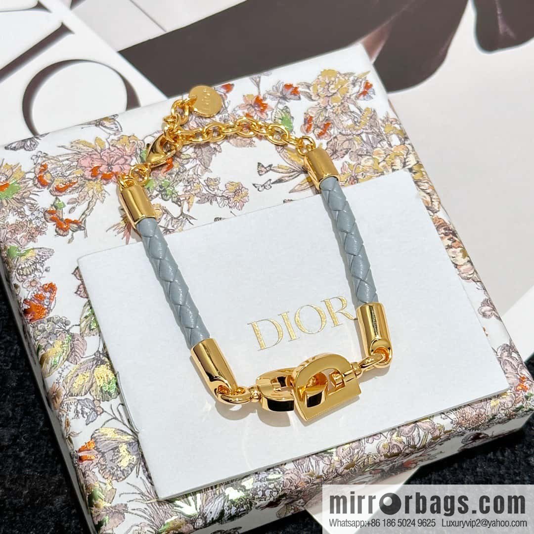 ❗️New ❗️ Dior Gold CD LOCK Bracelet Hand Rope
