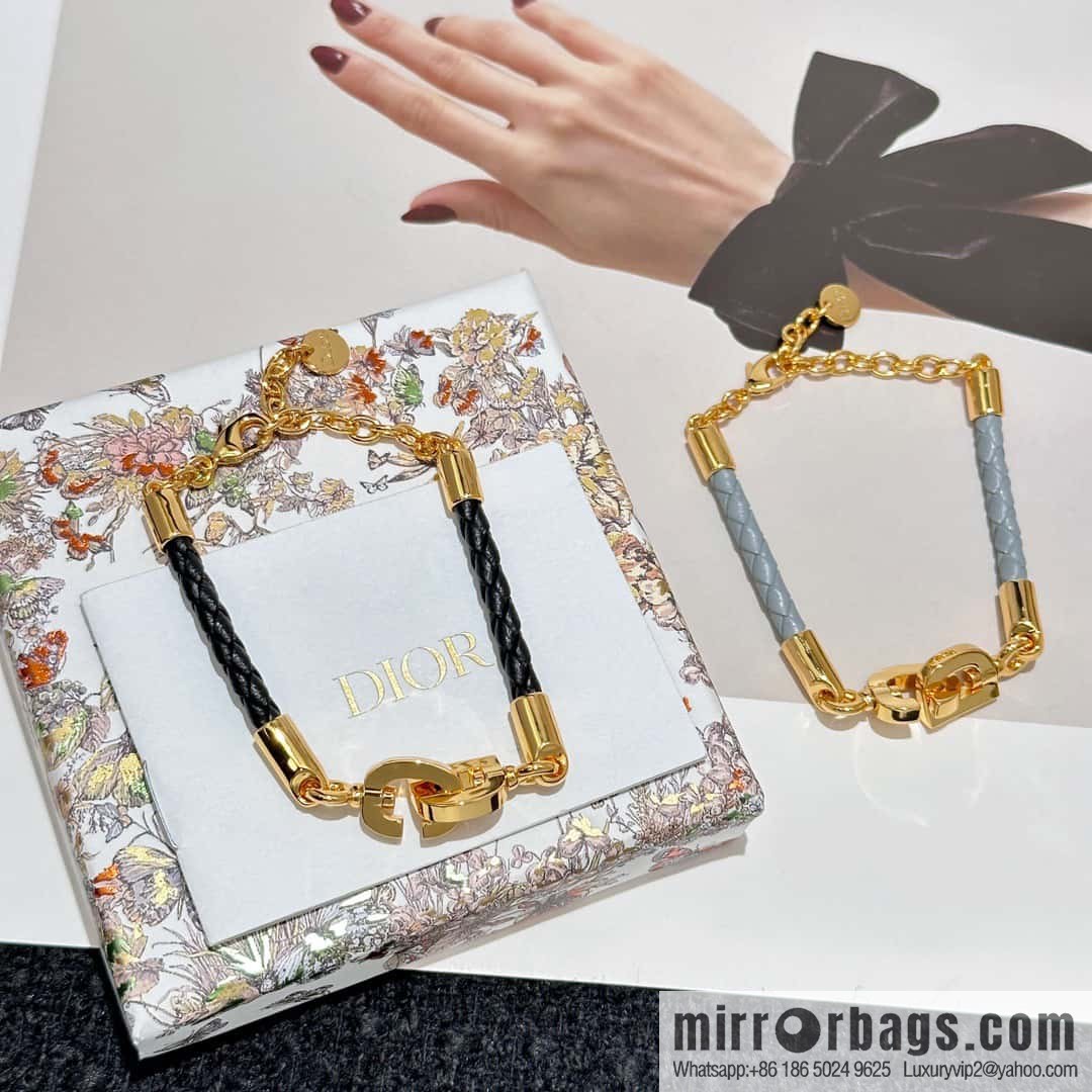 ❗️New ❗️ Dior Gold CD LOCK Bracelet Hand Rope