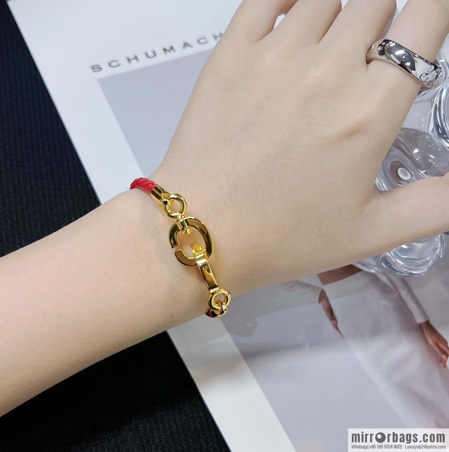 ❗️New ❗️ Dior Gold CD LOCK Bracelet Hand Rope