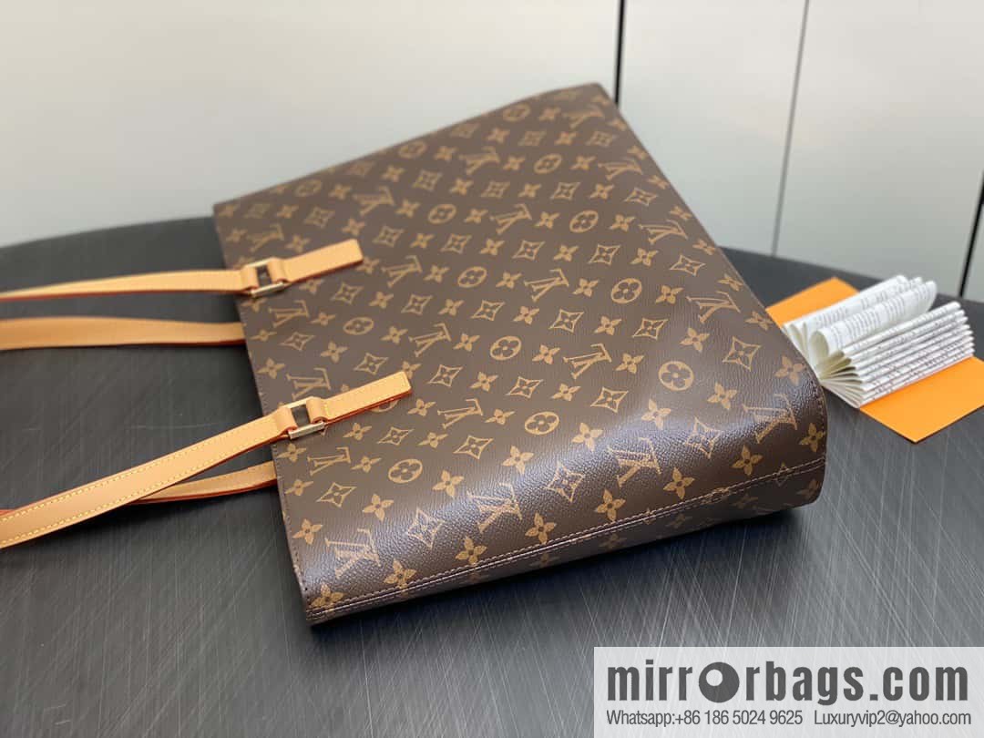 [Boutique‑grade] M51155 monogram yellow leather, medieval bag series Vivian large handbag 51172 VivianCc vegetable basket out of print medieval bag Vivian