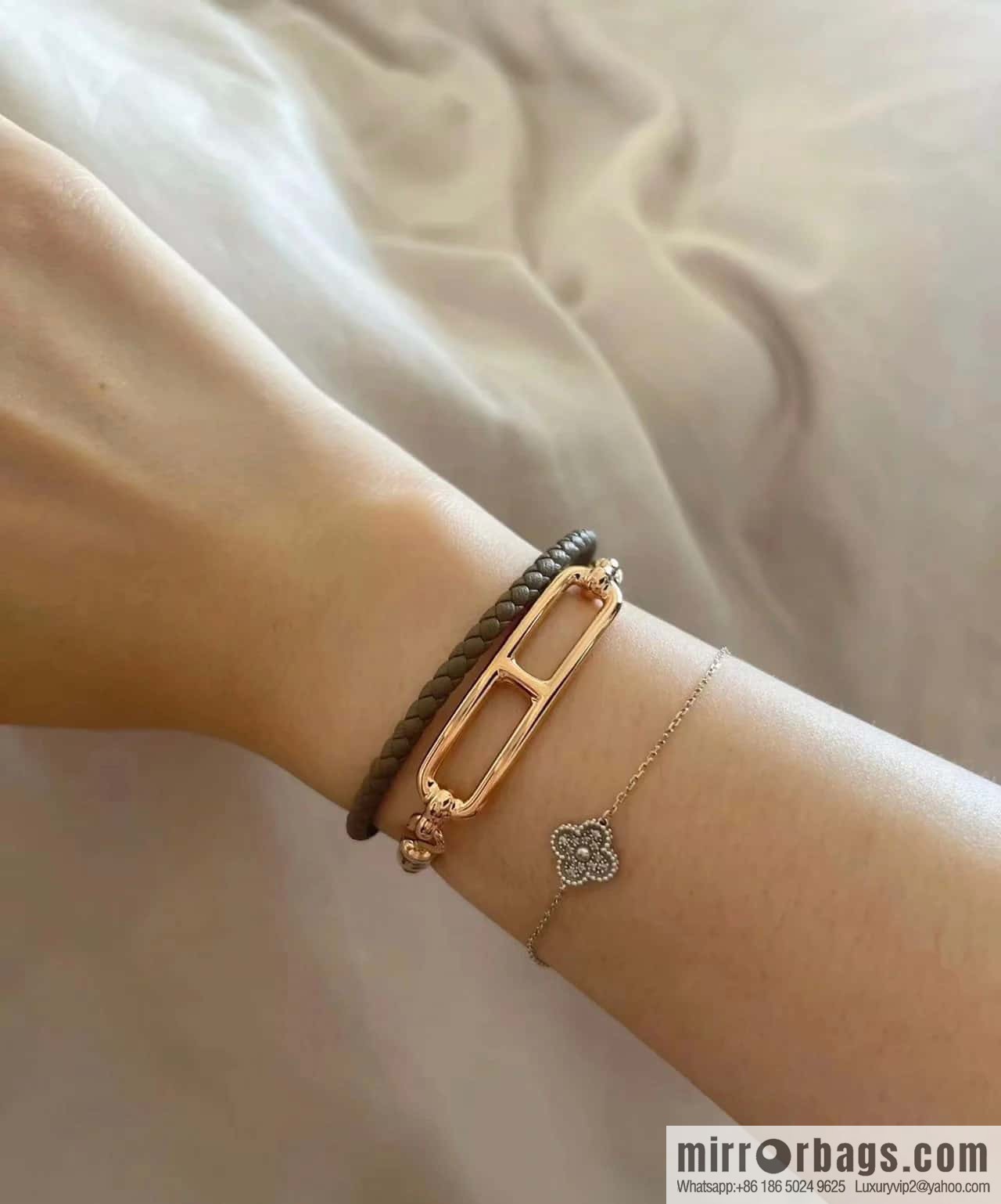 HERMES Roulis double ring bracelet bracelet