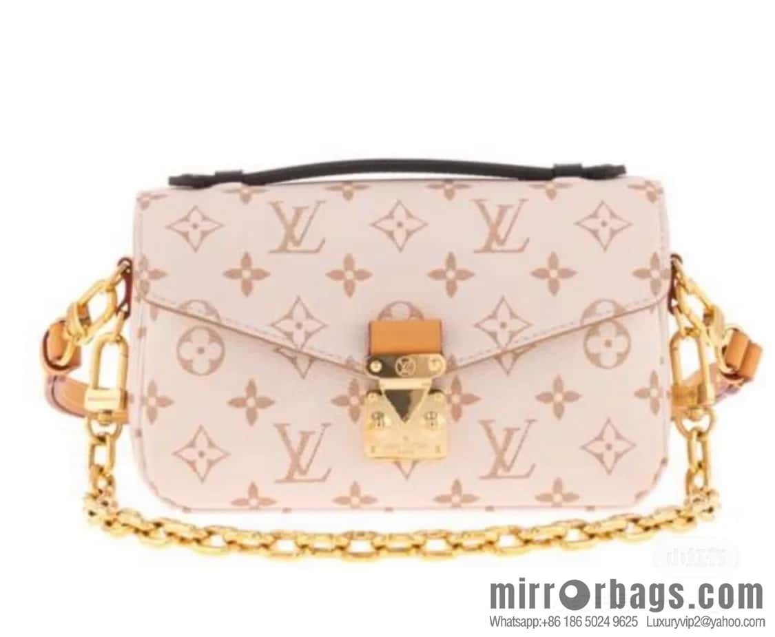 [Boutique‑grade] M46914 white flower M46279 mailman bag series LV mailman bag out of small East West Métis handbag