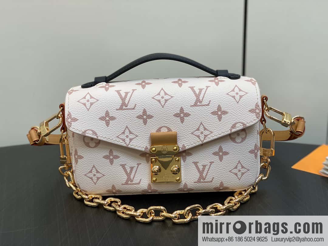 [Boutique‑grade] M46914 white flower M46279 mailman bag series LV mailman bag out of small East West Métis handbag
