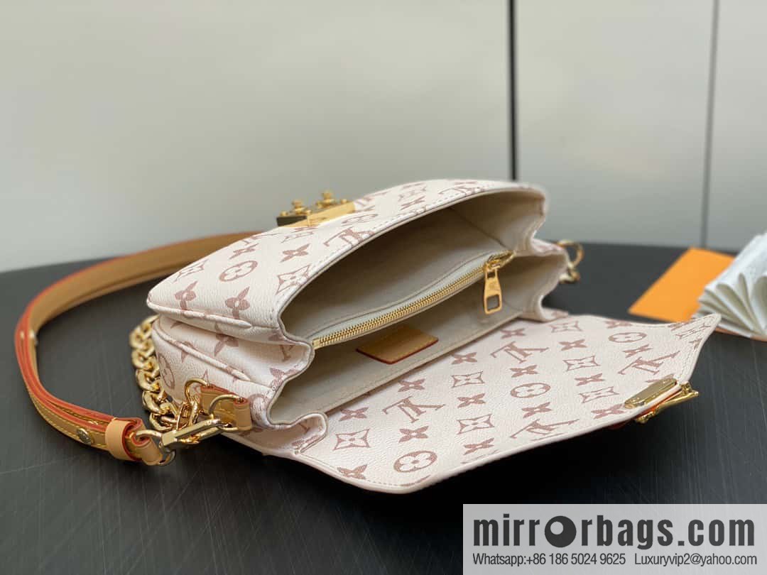 [Boutique‑grade] M46914 white flower M46279 mailman bag series LV mailman bag out of small East West Métis handbag