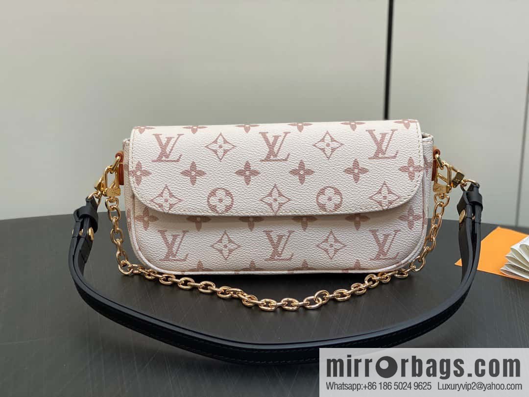 [Boutique‑grade] M83091 white flower M81911 chain bag series Wallet On Chain Ivy handbag