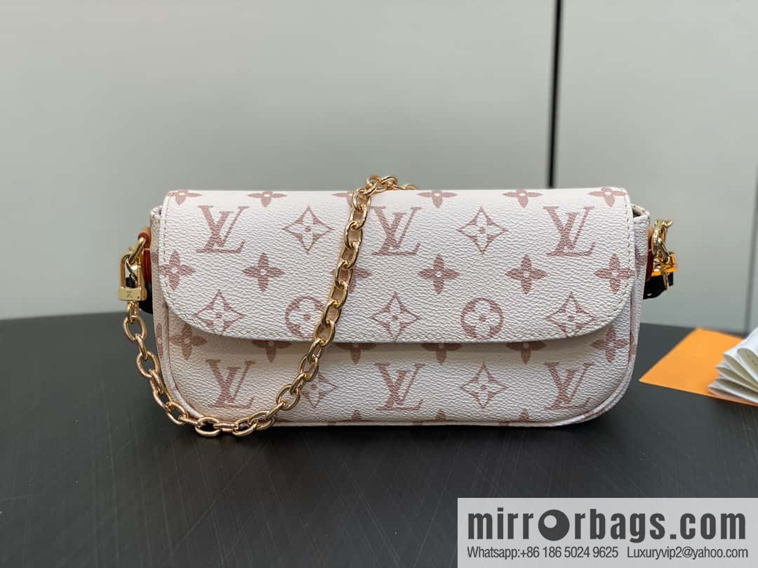 [Boutique‑grade] M83091 white flower M81911 chain bag series Wallet On Chain Ivy handbag