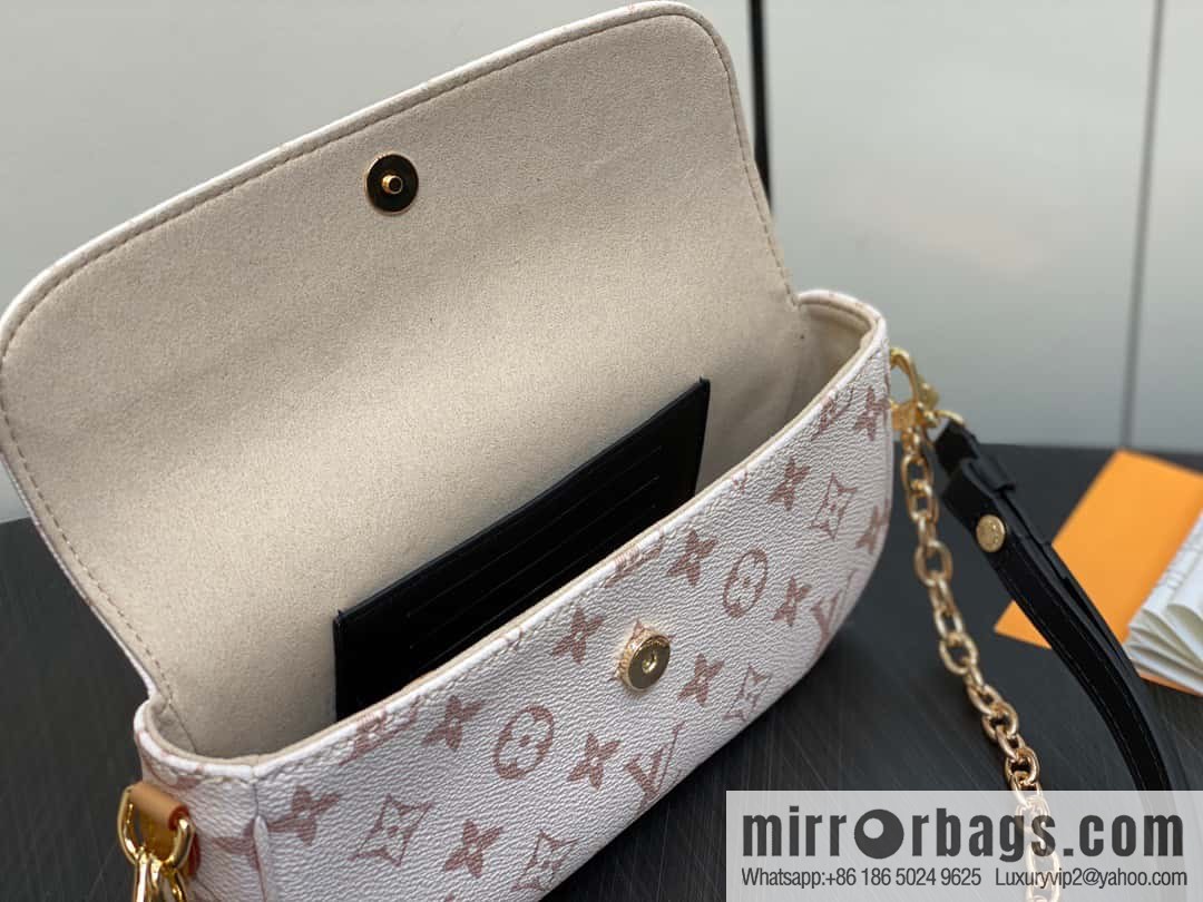 [Boutique‑grade] M83091 white flower M81911 chain bag series Wallet On Chain Ivy handbag