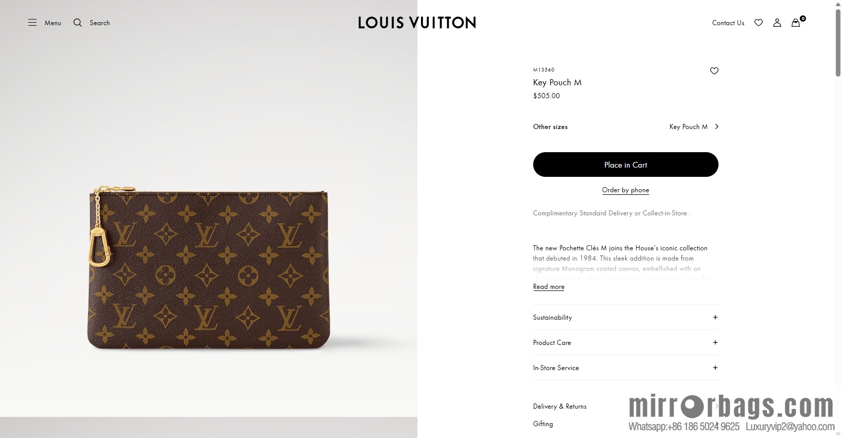 LV M13560 Key Pouch M