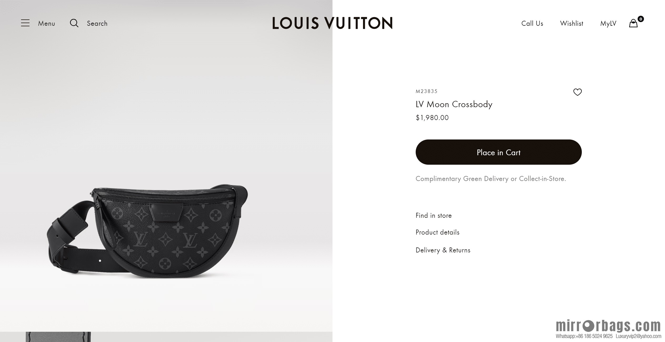 LV M23835 LV Moon Crossbody