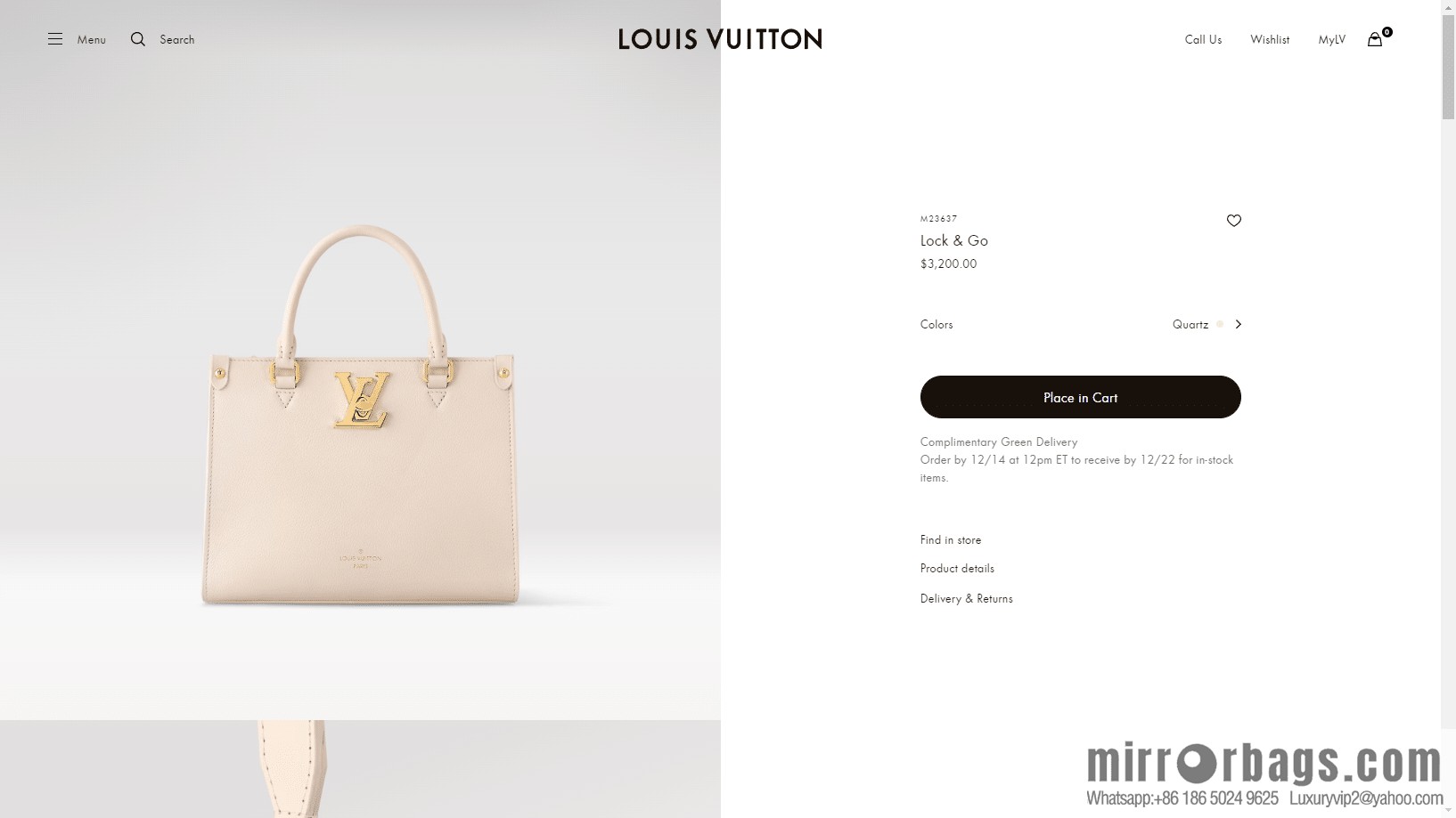 LV M23637 Lock & Go