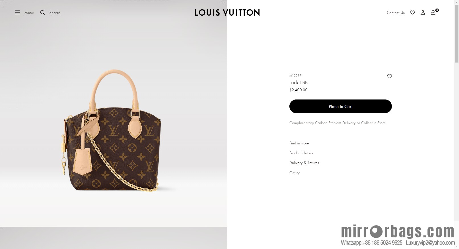 LV M12019 Lockit BB