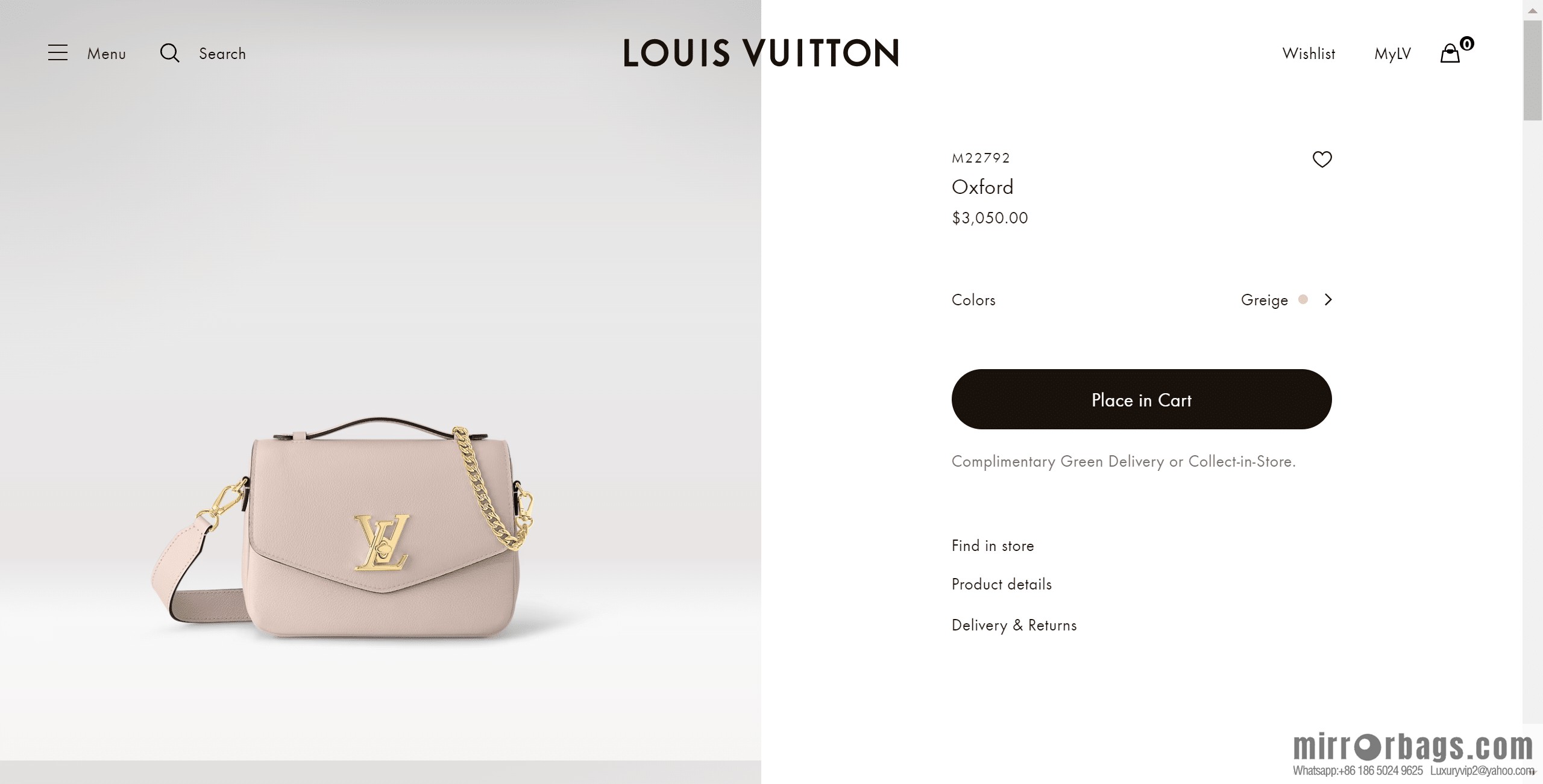 LV M22792 Oxford