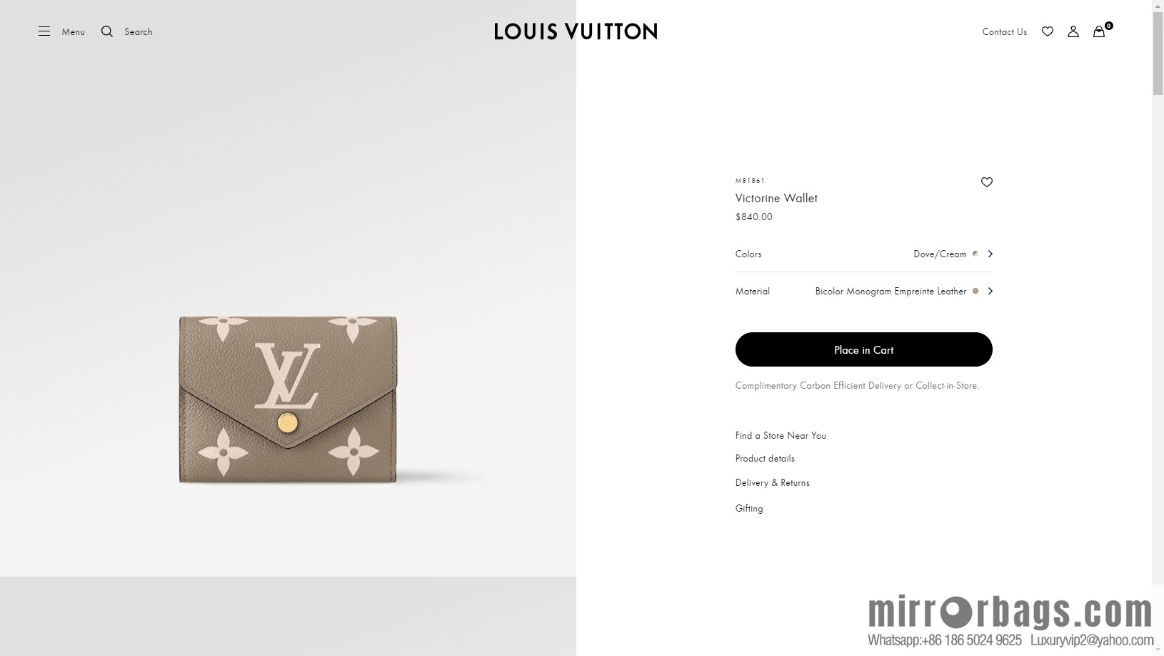 LV VICTORINE M81861 Premium