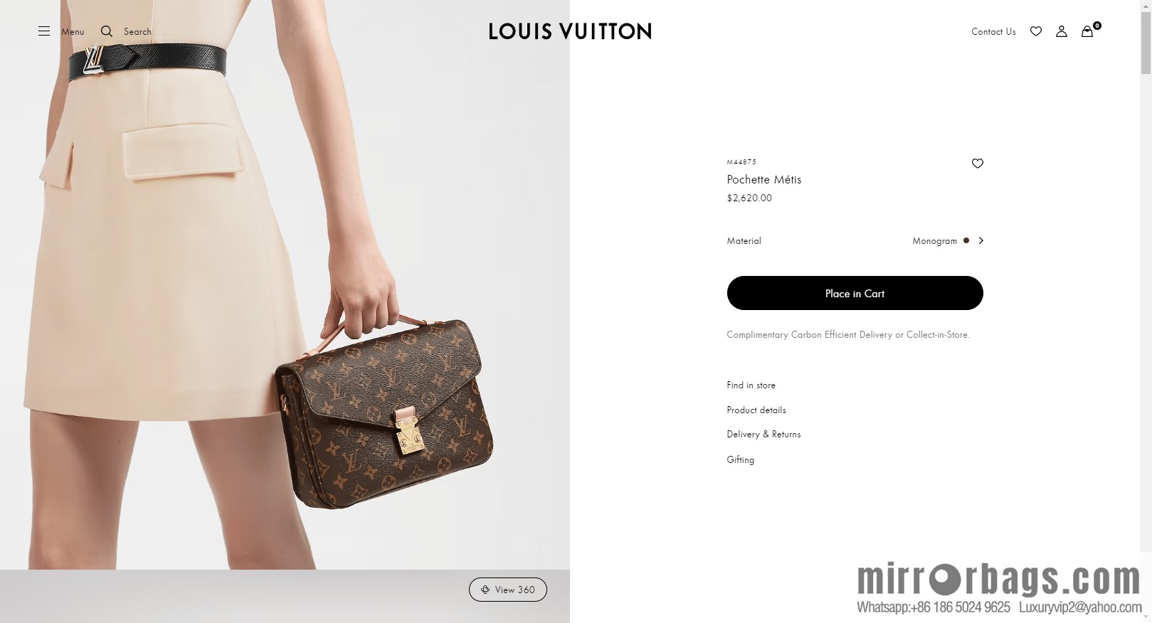 LV ππππππππ πππππ chip rhombus code messenger bag series M44875
