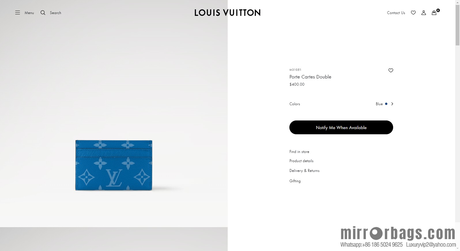 LV DOUBLE M31051 Premium