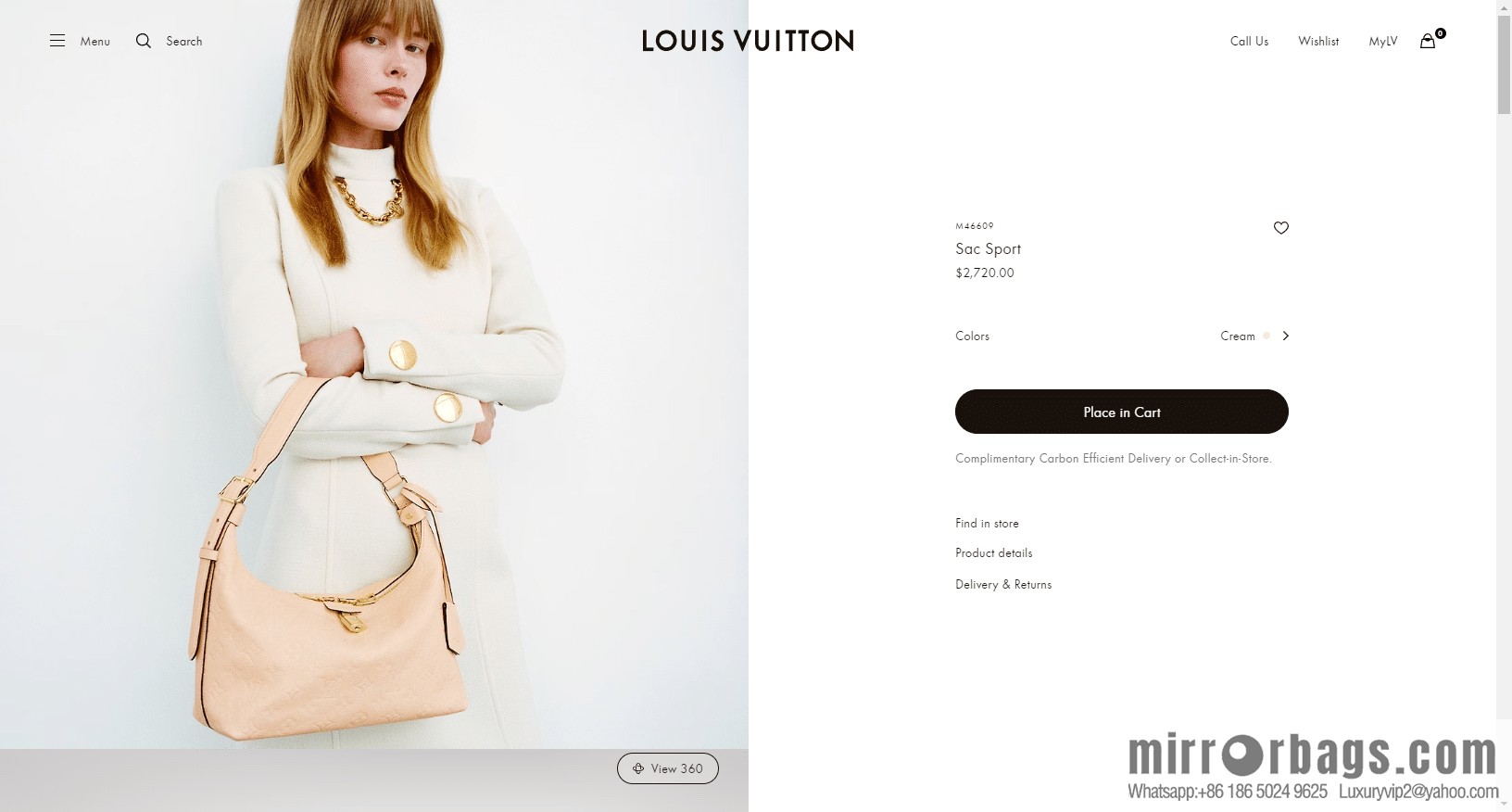 LV M46609 Sac Sport