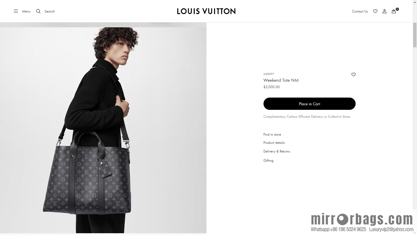 LV M30937 WEEKEND TOTE NM handbag