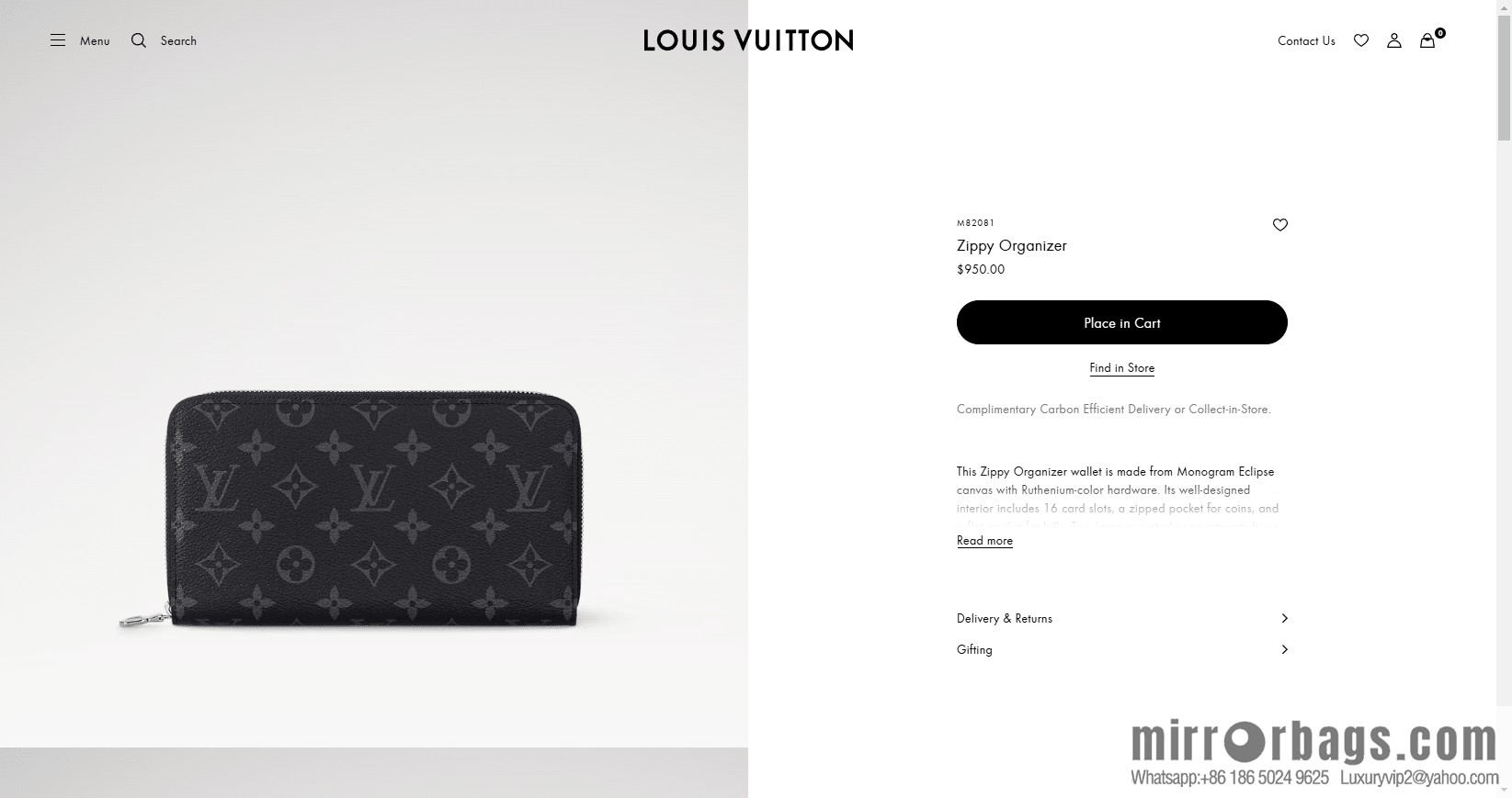 LV Zippy Wallet M82081 [Official Full Chip Version]