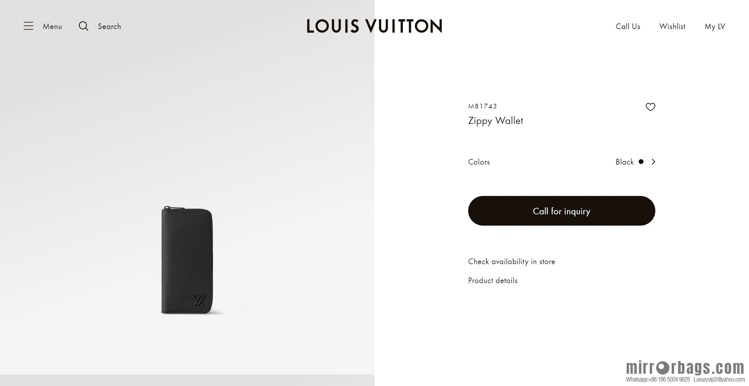 LV M81743 Zippy Wallet