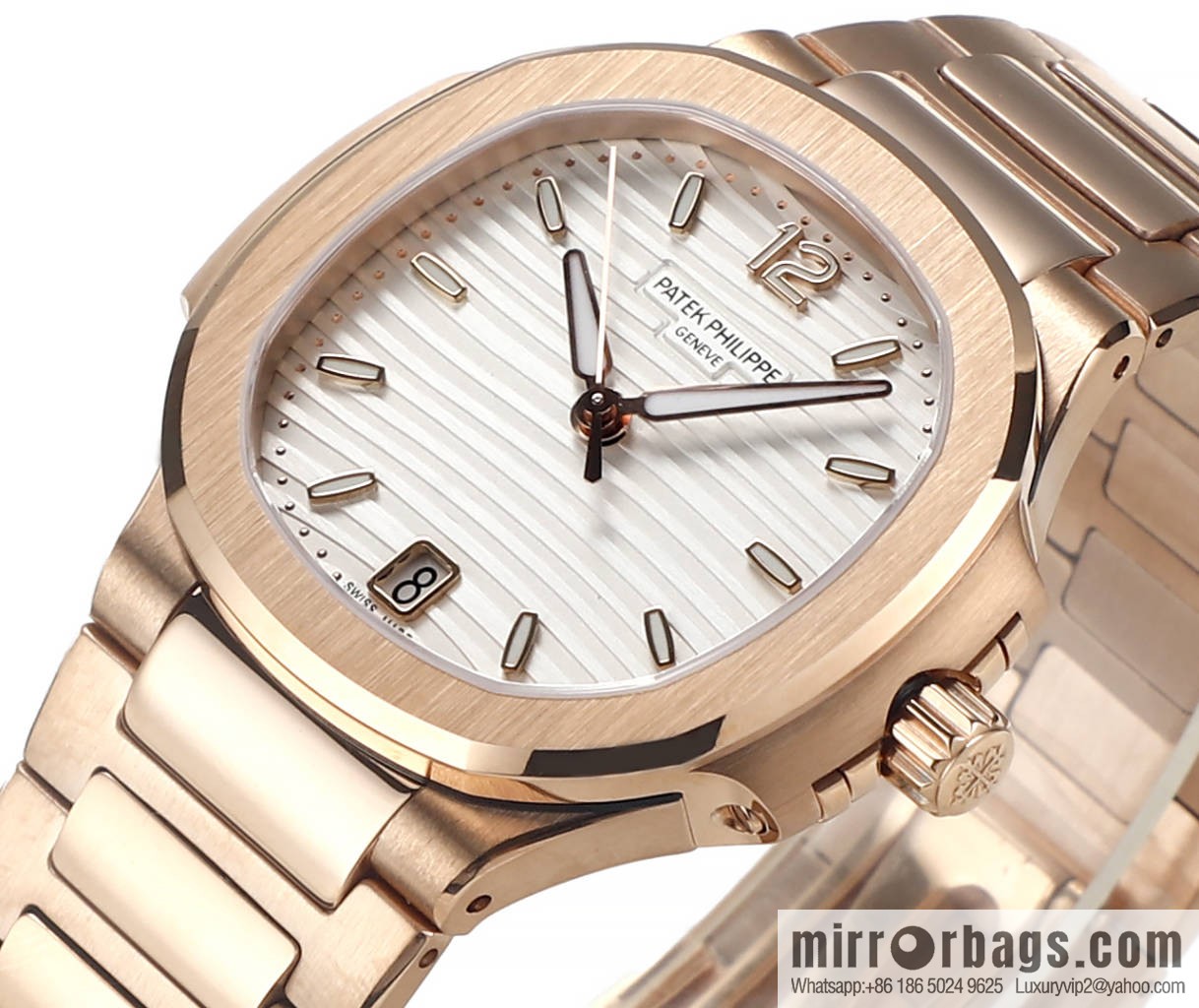 MS Factory New Product!!! Patek Philippe Sports Elegance Series Nautilus Women's 7118 Model 1. New Customized Edition Cal.324SC Integrated Self-winding Movement Watch