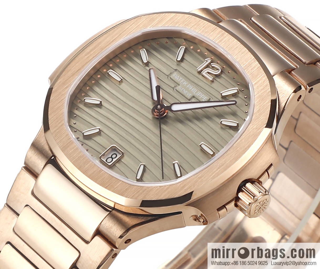 MS Factory New Product!!! Patek Philippe Sports Elegance Series Nautilus Women's 7118 Model 1. New Customized Edition Cal.324SC Integrated Self-winding Movement Watch