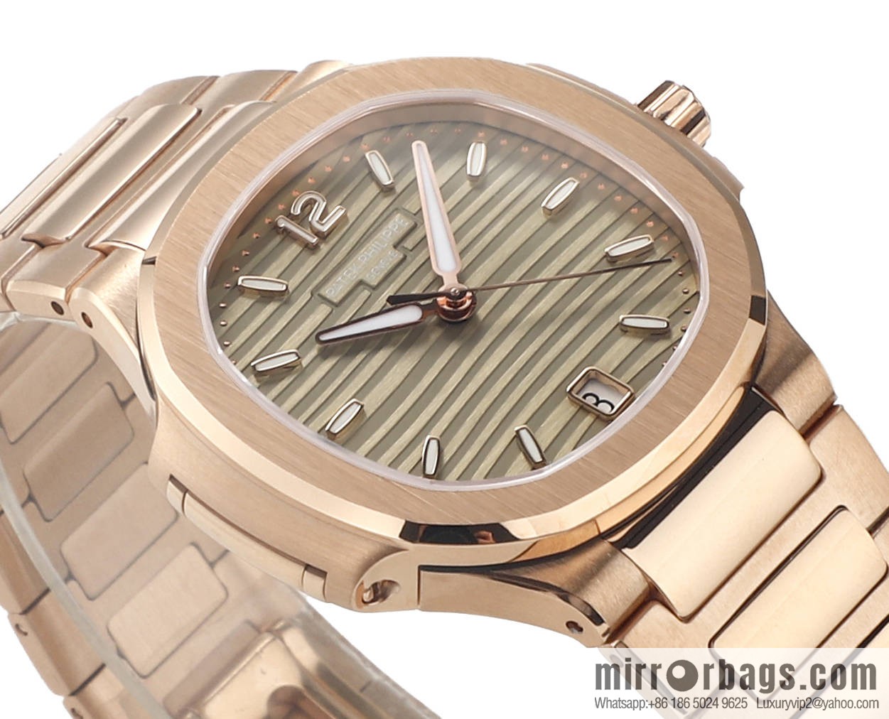 MS Factory New Product!!! Patek Philippe Sports Elegance Series Nautilus Women's 7118 Model 1. New Customized Edition Cal.324SC Integrated Self-winding Movement Watch