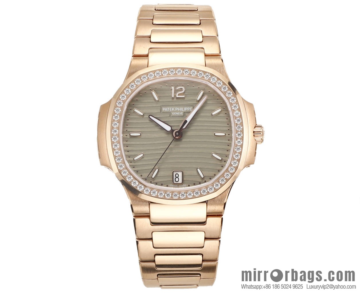 MS Factory New Product!!! Patek Philippe Sports Elegance Series Nautilus Women's 7118 Model 1. New Customized Edition Cal.324SC Integrated Self-winding Movement Watch