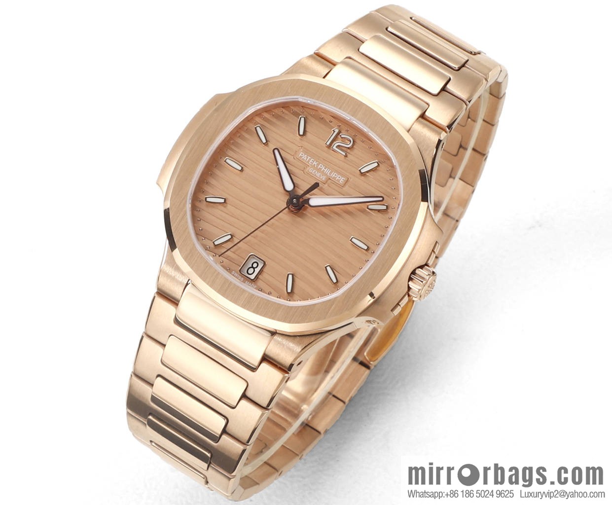 MS Factory New Product!!! Patek Philippe Sports Elegance Series Nautilus Women's 7118 Model 1. New Customized Edition Cal.324SC Integrated Self-winding Movement Watch
