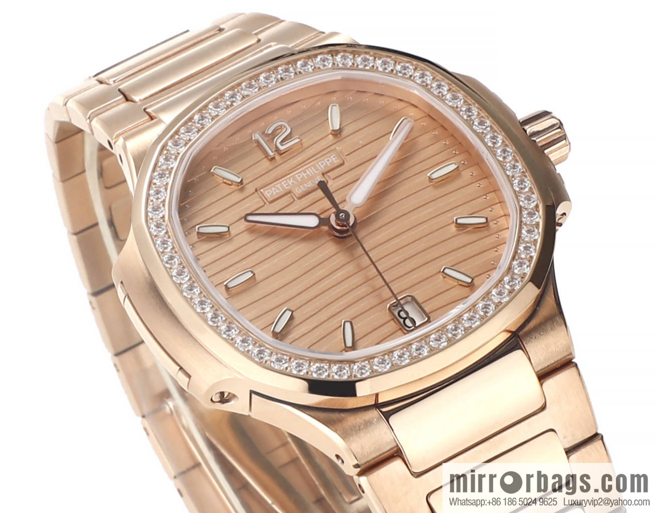 MS Factory New Product!!! Patek Philippe Sports Elegance Series Nautilus Women's 7118 Model 1. New Customized Edition Cal.324SC Integrated Self-winding Movement Watch