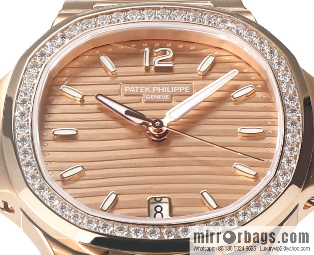 MS Factory New Product!!! Patek Philippe Sports Elegance Series Nautilus Women's 7118 Model 1. New Customized Edition Cal.324SC Integrated Self-winding Movement Watch