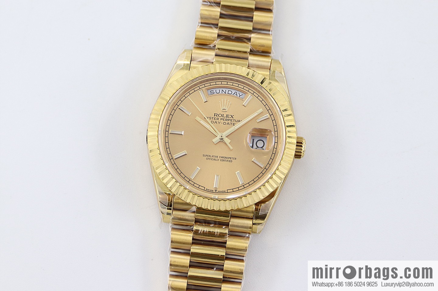 TWS new product, double calendar Rolex week log type, size 40Mm with 2836 automatic mechanical watch