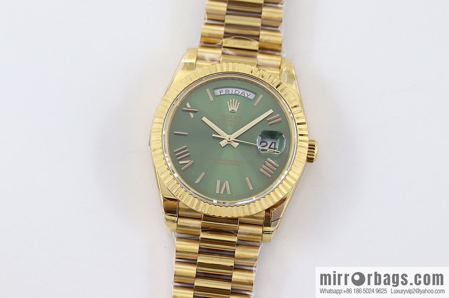 TWS new product, double calendar Rolex week log type, size 40Mm with 2836 automatic mechanical watch
