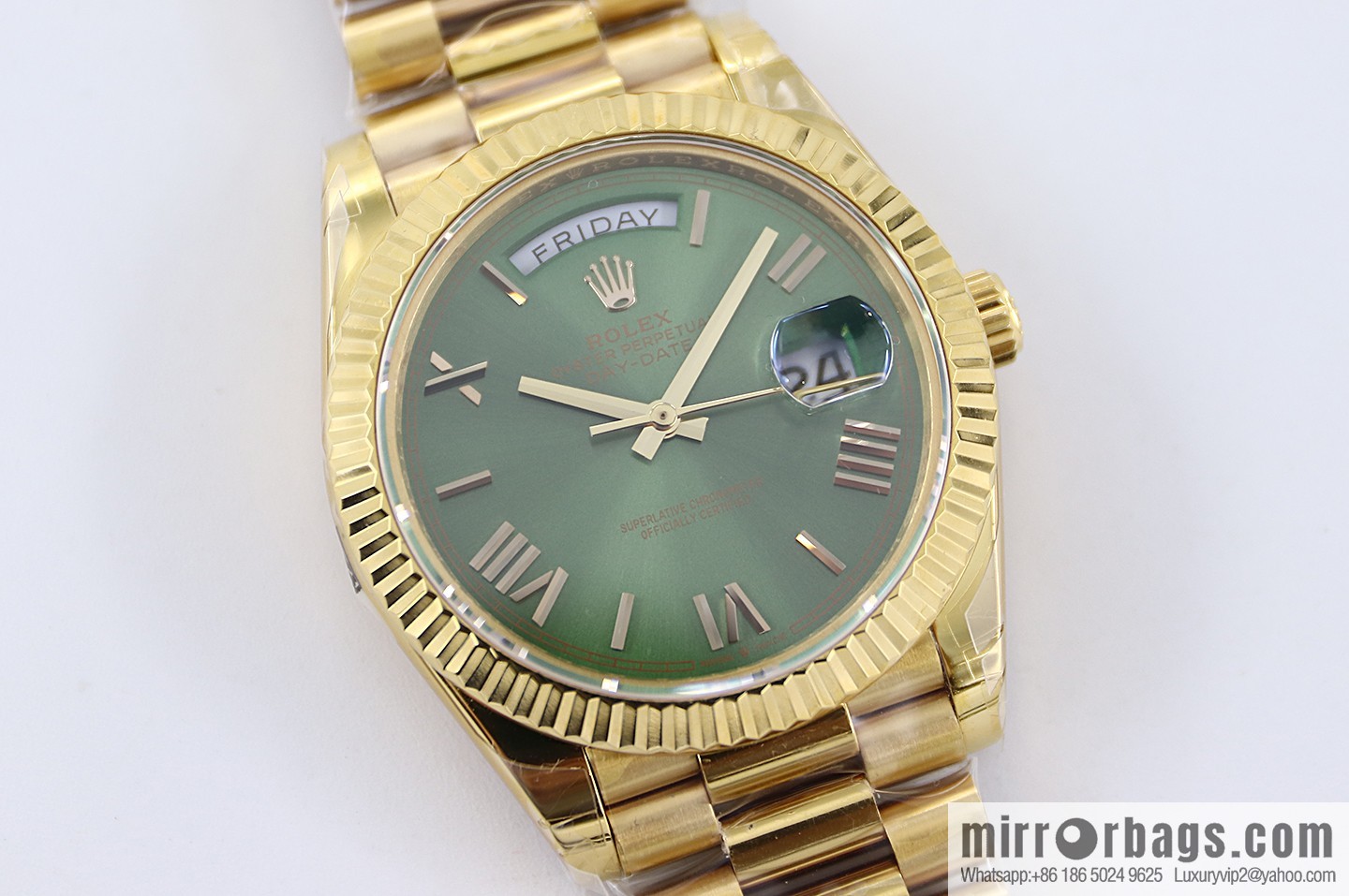 TWS new product, double calendar Rolex week log type, size 40Mm with 2836 automatic mechanical watch