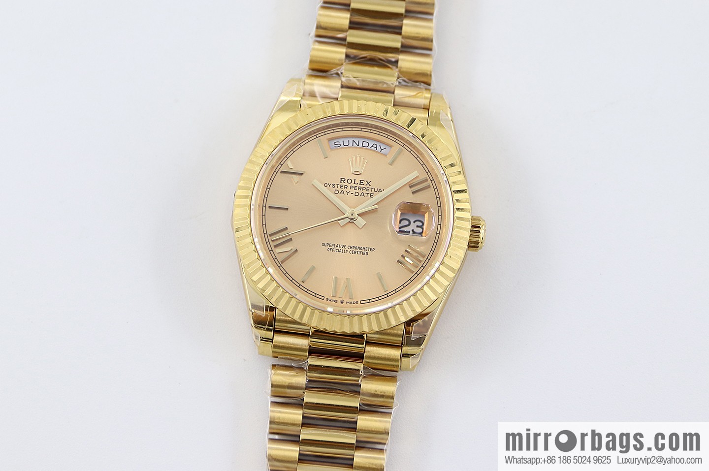 TWS new product, double calendar Rolex week log type, size 40Mm with 2836 automatic mechanical watch
