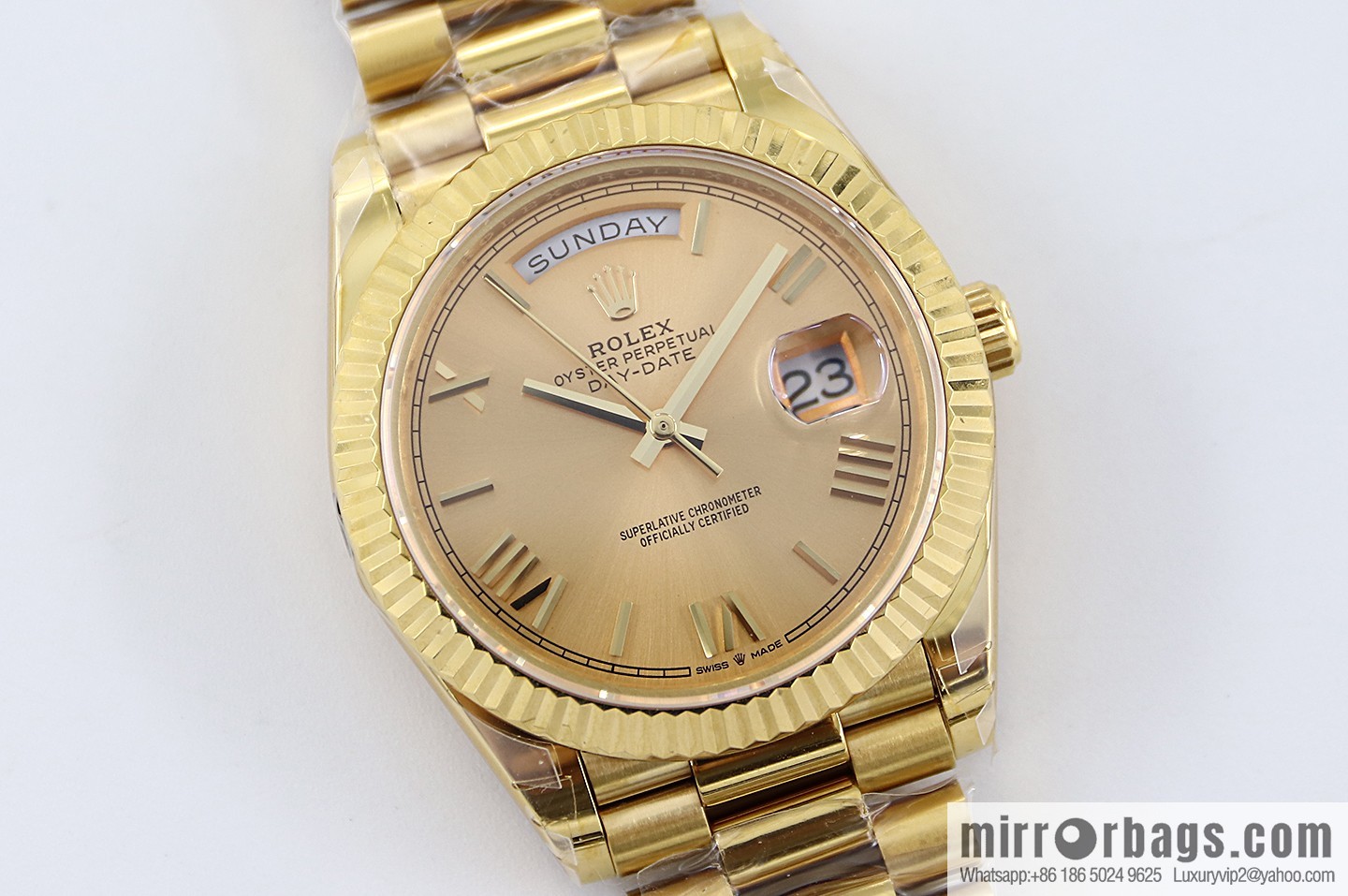 TWS new product, double calendar Rolex week log type, size 40Mm with 2836 automatic mechanical watch
