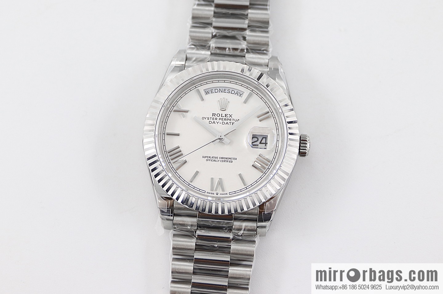 TWS new product, double calendar Rolex week log type, size 40Mm with 2836 automatic mechanical watch