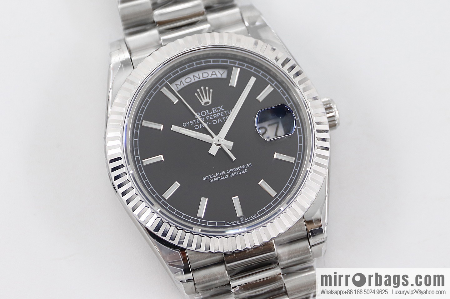 TWS new product, double calendar Rolex week log type, size 40Mm with 2836 automatic mechanical watch