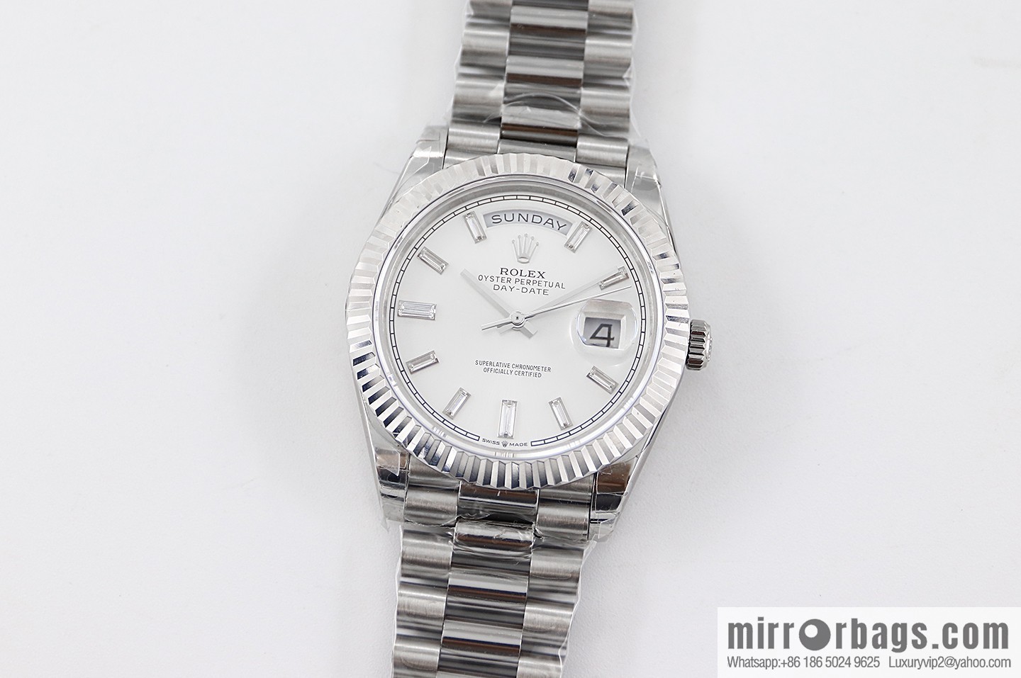 TWS new product, double calendar Rolex week log type, size 40Mm with 2836 automatic mechanical watch