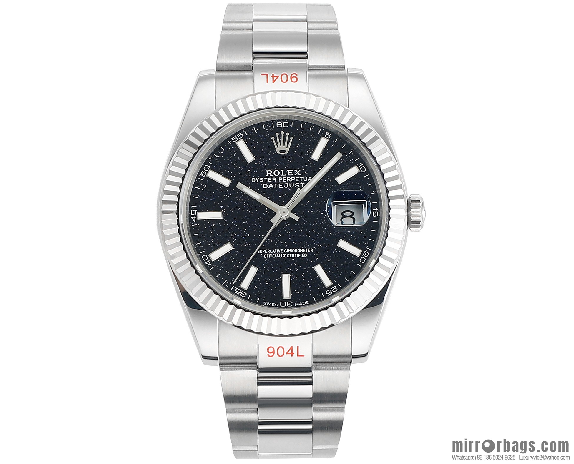 F8 new 🌈 Rolex 41 log natural gemstone plate custom series original size 41mm3235 integrated movement three watches