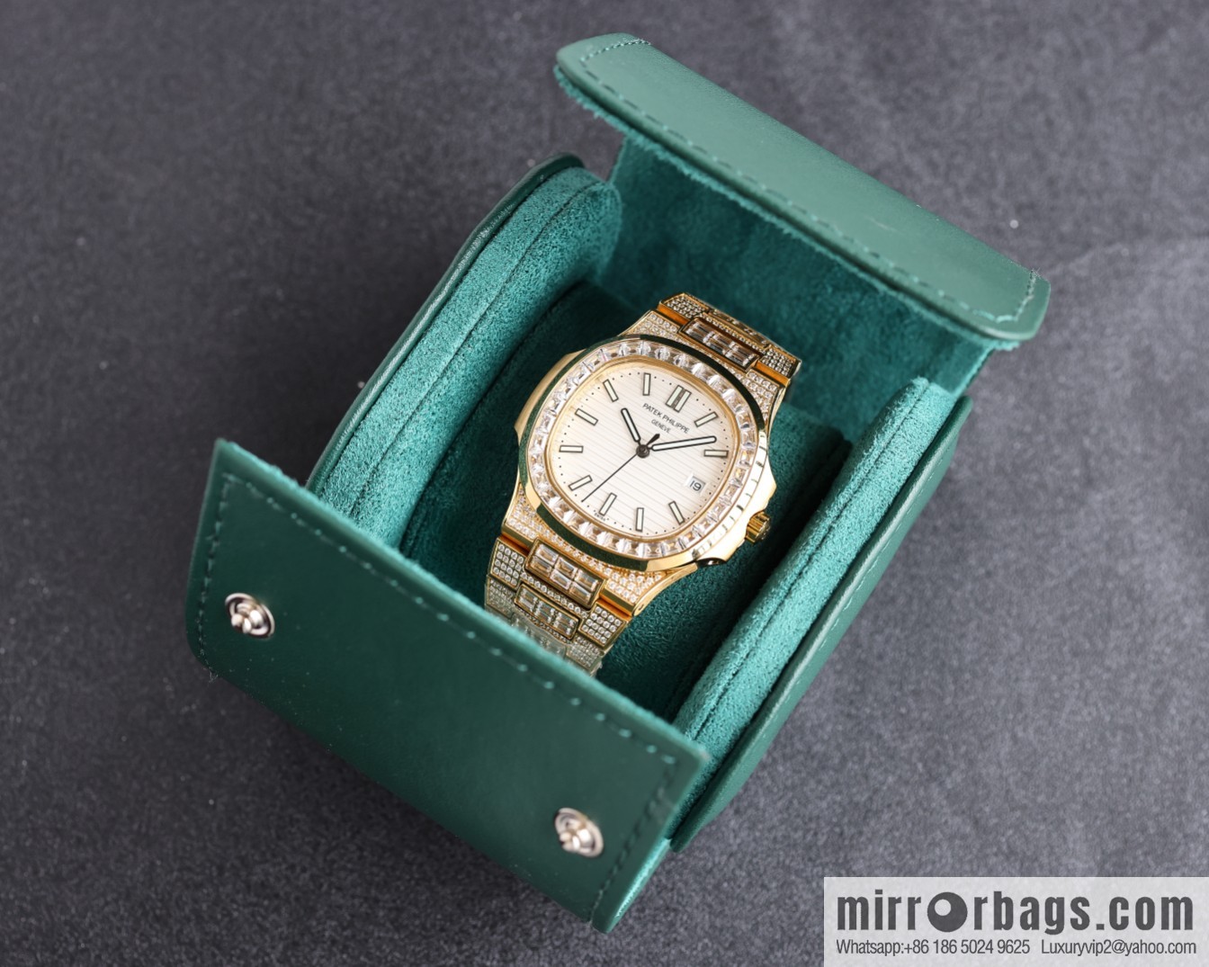 PP Patek. Philippe Nautilus Gypsy Edition New Customized Original 324 Movement Watch