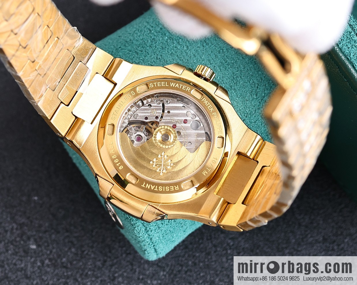 PP Patek. Philippe Nautilus Gypsy Edition New Customized Original 324 Movement Watch