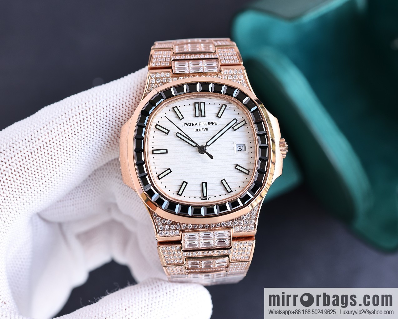 PP Patek. Philippe Nautilus Gypsy Edition New Customized Original 324 Movement Watch